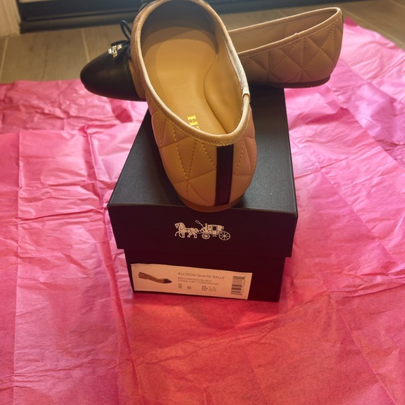 NIB COACH Outlet Allyson quilted leather ballet flats. - Picture 16 of 16